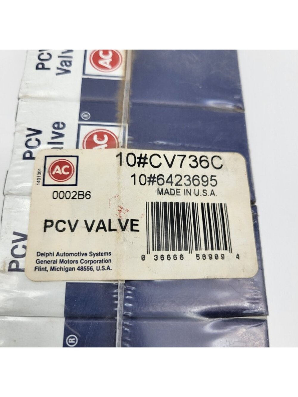 8 Vintage Nos and Nors AC DELCO PCV VALVE CV736C - 6423695 Lot of 8